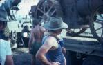 <span class="caption-caption">Traction engine retrieved, Majors Creek</span>, 1975. <br />Slide, collection of <span class="caption-contributor">Margaret Flecker</span>.