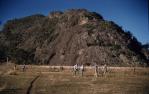<span class="caption-caption">University of Queensland Bushwalking Club (UQBWC) Minto Crags near Croftby</span>, 1958. <br />Slide, collection of <span class="caption-contributor">Patrick Conaghan</span>.