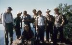 <span class="caption-caption">University of Queensland Bushwalking Club (UQBWC) Lizard Lookout, near Lizard Point, Scenic Rim</span>, 1958. <br />Slide, collection of <span class="caption-contributor">Patrick Conaghan</span>.