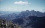 <span class="caption-caption">University of Queensland Bushwalking Club (UQBWC) Mt Barney massif, Scenic Rim area</span>, 1959. <br />Slide, collection of <span class="caption-contributor">Patrick Conaghan</span>.