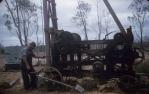 <span class="caption-caption">Roma district, well-sinker’s camp and water-bore testing operations on “Dargal” property</span>, 1959. <br />Slide, collection of <span class="caption-contributor">Patrick Conaghan</span>.