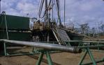 <span class="caption-caption">Roma district, Timbury Hills, petroleum-exploration rig</span>, 1965. <br />Slide, collection of <span class="caption-contributor">Patrick Conaghan</span>.