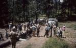 <span class="caption-caption">University of Queensland Bushwalking Club (UQBWC) trip to Teviot Brook Falls area Scenic Rim</span>, 1959. <br />Slide, collection of <span class="caption-contributor">Patrick Conaghan</span>.
