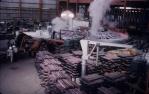 <span class="caption-caption">99.9% pure copper bars are poured and stockpiled at the copper refinery, Stuart</span>, 1960. <br />Slide, collection of <span class="caption-contributor">Peter Petersen</span>.