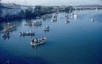 <span class="caption-caption">Tim the Bream fishing competition in Ross Creek, Townsville, with all wooden or plywood boats rather than 'tinnies'</span>, 1962. <br />Slide, collection of <span class="caption-contributor">Peter Petersen</span>.
