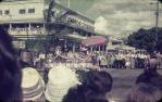 <span class="caption-caption">Corner of Lake and Shield Streets, Fun in the Sun festival, Cairns</span>, c1960s. <br />Slide, collection of <span class="caption-contributor">Rex Grattidge</span>.