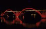 <span class="caption-caption">William Jolly Bridge illuminated for Expo 1988, Brisbane</span>, 1988. <br />Slide, collection of <span class="caption-contributor">Robert Ball</span>.