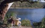 <span class="caption-caption">Blue Lake, North Stradbroke Island</span>, 1948. <br />Slide, collection of <span class="caption-contributor">Robert Ball</span>.