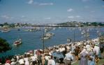 <span class="caption-caption">HMS Brittania berthing at Newstead</span>, 1963. <br />Slide, collection of <span class="caption-contributor">Richard Hopkins</span>.