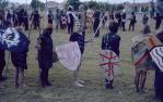 <span class="caption-caption">Scarborough Cubs as 'aborigines' at rally, Redcliffe</span>, 1963. <br />Slide, collection of <span class="caption-contributor">Richard Hopkins</span>.