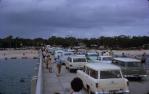 <span class="caption-caption">Opening of Bribie Island Bridge, the first cars over bridge</span>, 1963. <br />Slide, collection of <span class="caption-contributor">Richard Hopkins</span>.