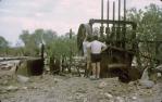 <span class="caption-caption">Golden Gate' Battery stampers were made by Tooth & Company at the Vulcan Foundry in Maryborough. Photograph taken at Croydon</span>, 1966. <br />Slide, collection of <span class="caption-contributor">Richard Hopkins</span>.