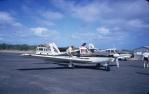<span class="caption-caption">Comanche 250, Thorpe's Transport, at Horn Island airport</span>, 1972. <br />Slide, collection of <span class="caption-contributor">Ruth Read</span>.