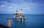 <span class="caption-caption">The Melbidir arrives at Red Island Point, Torres Strait</span>, 1972. <br />Slide, collection of <span class="caption-contributor">Ruth Read</span>.