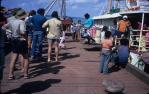 <span class="caption-caption">Disembarking the Melbidir at Red Island Point, Torres Strait</span>, 1972. <br />Slide, collection of <span class="caption-contributor">Ruth Read</span>.