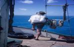 <span class="caption-caption">Looking out for Horn Island, Torres Strait</span>, 1972. <br />Slide, collection of <span class="caption-contributor">Ruth Read</span>.