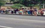 <span class="caption-caption">Commonwealth Games marathon, Sir Fred Schonell Drive, St Lucia</span>, 1982. <br />Slide, collection of <span class="caption-contributor">Ruth Read</span>.