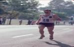 <span class="caption-caption">Commonwealth Games marathon, Sir Fred Schonell Drive, St Lucia</span>, 1982. <br />Slide, collection of <span class="caption-contributor">Ruth Read</span>.