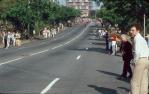 <span class="caption-caption">Commonwealth Games marathon, Sir Fred Schonell Drive, St Lucia</span>, 1982. <br />Slide, collection of <span class="caption-contributor">Ruth Read</span>.