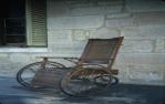 <span class="caption-caption">Wheel chair, Wolston House, Grindle Road, Wacol</span>, 1968. <br />Slide, collection of <span class="caption-contributor">Ruth Read</span>.