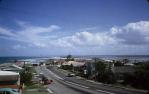 <span class="caption-caption">Caloundra from the lighthouse, looking to Bribie Island</span>, 1967. <br />Slide, collection of <span class="caption-contributor">Ruth Read</span>.