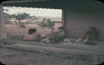 <span class="caption-caption">Lunch on the post office verandah, Silverspur</span>, 1966. <br />Slide, collection of <span class="caption-contributor">Ruth Read</span>.