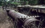 <span class="caption-caption">Rusting equipment, old Laura Homestead, Lakefield National Park, Cook Shire</span>, 1982. <br />Slide, collection of <span class="caption-contributor">Ruth Read</span>.