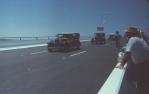 <span class="caption-caption">Parade of vintage cars at the open day for the Gateway Bridge, Brisbane</span>, 1986. <br />Slide, collection of <span class="caption-contributor">Ruth Read</span>.