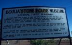 <span class="caption-caption">Museum sign, Boulia</span>, 1995. <br />Slide, collection of <span class="caption-contributor">Ruth Read</span>.