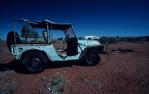<span class="caption-caption">The tyres are new, Diamantina Shire</span>, 1995. <br />Slide, collection of <span class="caption-contributor">Ruth Read</span>.