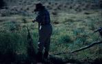 <span class="caption-caption">Fixing fence, Muncoonie waterhole, Diamantina Shire</span>, 1995. <br />Slide, collection of <span class="caption-contributor">Ruth Read</span>.