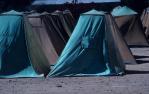 <span class="caption-caption">Tents for accommodation at the Birdsville races</span>, 1995. <br />Slide, collection of <span class="caption-contributor">Ruth Read</span>.
