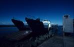 <span class="caption-caption">Car ferry, Cleveland Bay</span>, 1994. <br />Slide, collection of <span class="caption-contributor">Ruth Read</span>.