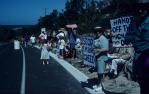 <span class="caption-caption">Anti-urban sprawl protest, Sunshine Beach</span>, 1994. <br />Slide, collection of <span class="caption-contributor">Ruth Read</span>.