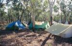 <span class="caption-caption">Tent camping, Undara, Lava Lodge, Etheridge Shire</span>, 1990. <br />Slide, collection of <span class="caption-contributor">Ruth Read</span>.