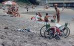 <span class="caption-caption">Beach, National Fitness Camp, Tallebudgera</span>, 1982. <br />Slide, collection of <span class="caption-contributor">Ruth Read</span>.
