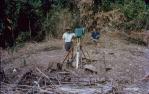 <span class="caption-caption">Surveying prior to aerial survey, plus mapping for design of cableway, Mount Bellenden Ker</span>, 1965. <br />Slide, collection of <span class="caption-contributor">Robert O'Sulllivan</span>.