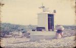 <span class="caption-caption">Lighthouse, Pethebridge Islet</span>, 1970. <br />Slide, collection of <span class="caption-contributor">Syd Pipe</span>.