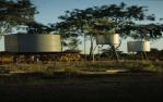 <span class="caption-caption">Water Tanks, Ayr</span>, 1992. <br />Slide by <span class="caption-publisher">Michael Keniger</span>, collection of <span class="caption-contributor">University of Queensland Library</span>.