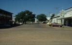 <span class="caption-caption">Streetscape, Barcaldine</span>, 1980. <br />Slide by <span class="caption-publisher">Michael Keniger</span>, collection of <span class="caption-contributor">University of Queensland Library</span>.