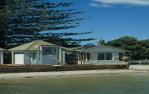 <span class="caption-caption">Beachfront elevation, Cleveland Point House, Cleveland</span>, 1991. <br />Slide by <span class="caption-publisher">Michael Keniger</span>, collection of <span class="caption-contributor">University of Queensland Library</span>.