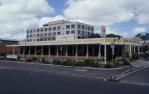 <span class="caption-caption">Street elevation, Post Office (new), Rockhampton</span>, 1979. <br />Slide by <span class="caption-publisher">Michael Keniger</span>, collection of <span class="caption-contributor">University of Queensland Library</span>.