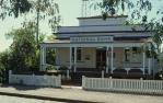 <span class="caption-caption">National Bank, Childers</span>, 1986. <br />Slide by <span class="caption-publisher">Michael Keniger</span>, collection of <span class="caption-contributor">University of Queensland Library</span>.