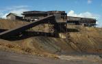 <span class="caption-caption">Copper mine, Mount Morgan</span>, 1986. <br />Slide by <span class="caption-publisher">Michael Keniger</span>, collection of <span class="caption-contributor">University of Queensland Library</span>.
