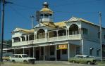 <span class="caption-caption">Street elevation, Queensland National Hotel, Mount Morgan</span>, 1986. <br />Slide by <span class="caption-publisher">Michael Keniger</span>, collection of <span class="caption-contributor">University of Queensland Library</span>.
