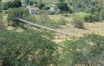 <span class="caption-caption">Pedestrian suspension bridge, Mount Morgan</span>, 1986. <br />Slide by <span class="caption-publisher">Michael Keniger</span>, collection of <span class="caption-contributor">University of Queensland Library</span>.