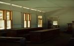 <span class="caption-caption">Court house interior, Croydon</span>, 1986. <br />Slide by <span class="caption-publisher">Michael Keniger</span>, collection of <span class="caption-contributor">University of Queensland Library</span>.