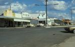 <span class="caption-caption">Streetscape, Springsure</span>, 1986. <br />Slide by <span class="caption-publisher">Michael Keniger</span>, collection of <span class="caption-contributor">University of Queensland Library</span>.