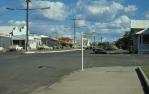 <span class="caption-caption">Streetscape, Springsure</span>, 1986. <br />Slide by <span class="caption-publisher">Michael Keniger</span>, collection of <span class="caption-contributor">University of Queensland Library</span>.