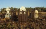 <span class="caption-caption">Graves, Normanton Cemetery</span>, 1986. <br />Slide by <span class="caption-publisher">Michael Keniger</span>, collection of <span class="caption-contributor">University of Queensland Library</span>.